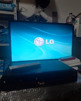 LG V390 videoregistratore VHS DVD PLAYER 
