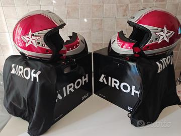 CascoCasco Crossover Airoh J 110 Command Borgogna