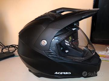 CASCO MOTO ACERBIS DUAL ROAD HELMET NERO