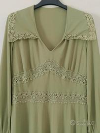 Camicia da notte vintage Enka'crêpe, fairycore M