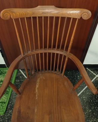 Sedia a dondolo vintage