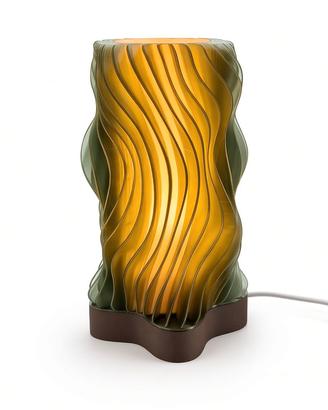 Lampada moderna con onde decorativo