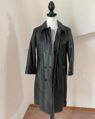 See by Chloé - Trench Pelle Nera Donna manica 3/4