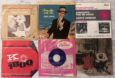 Collezione dischi 45 giri degli anni 60 e 70