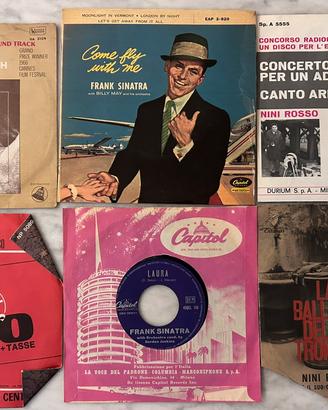 Collezione dischi 45 giri degli anni 60 e 70
