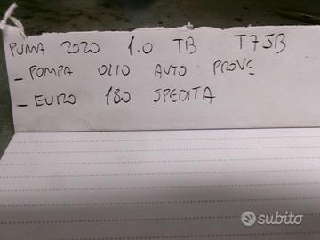 Pompa olio puma 2020