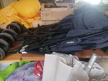 Passeggino gemellare fratellare