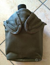 Borraccia Vintage Militare Esercito Fodera WW2 US