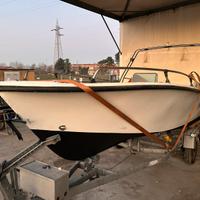 Barca open con motore Honda 40 cv