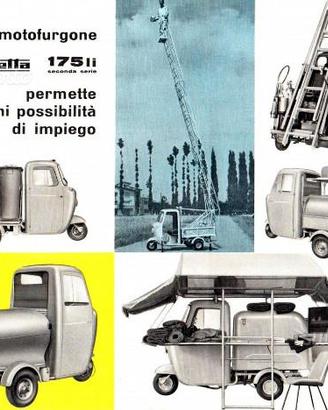 Dépliant Originale Motofurgone Lambretta 175 LI