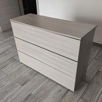 Cassettiera moderna come nuova 109x40x78H