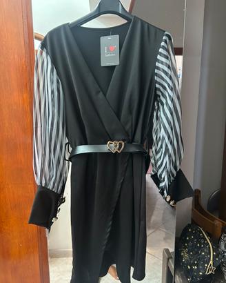 Vestito a manica lunga