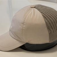 Basket tessuto e maglia colore beige