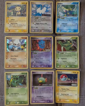 Lotto di carte Pokémon vintage Holo/Stamped/EX