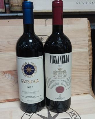Sassicaia 2017 tignanello 2020