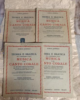 teoria musica e canto  corale Achille Schinelli 