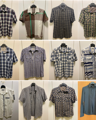 Lotto 12 camicie uomo/ragazzo (leggi descrizione)