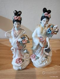 Bombole giapponesi in porcellana 