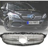 GRIGLIA MERCEDES W205 AMG 14-18 LOOK DIAMOND SILVE