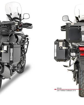 GIVI PL3105CAM Portavaligie laterale specifico per