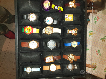 Orologi vintage disney forma pubblicitari