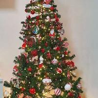 Albero di Natale 210 cm privo di addobbi