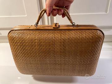 Borsa vintage in vimini