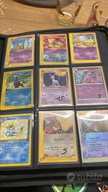 Lotto da 9 carte old poor pokemon