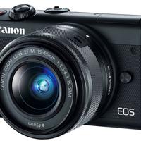 Canon EOS M100 + Obiettivo 15-45mm + Tracolla + Sc
