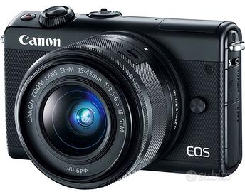 Canon EOS M100 + Obiettivo 15-45mm + Tracolla + Sc