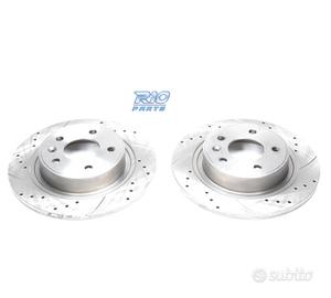 DISCHI FRENO FORATI E SCANALATI PER MITSUBISHI