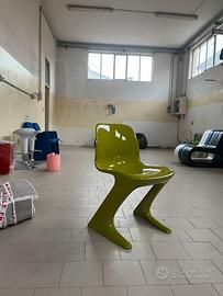 Sedia poltrona design Ernst Moeckl per Horn anni