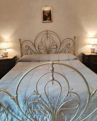 Struttura oro letto con rete a doghe comprese 