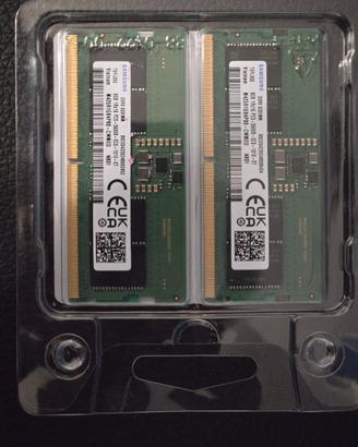 16GB RAM DDR5 Samsung 5600MHz (2x8GB) SODIMM