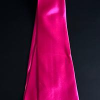 Cravatta seta lucida colore fuxia