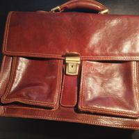 Borsa di pelle da uomo marca Montini come nuova