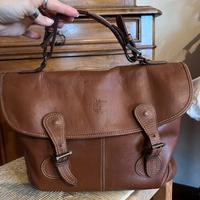 Borsa a mano vintage Timberland originale in pelle