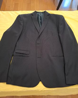ABITO UOMO NERO COMPLETO DI CAMICIA E PAPILLON