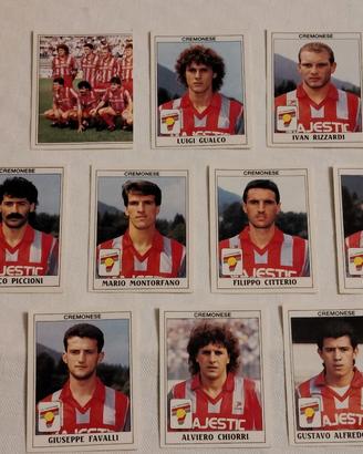 10 figurine Panini Cremonese 1989/90 originali 