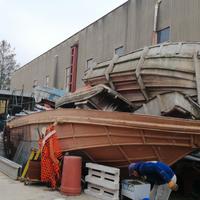 Barca motoscafo stampi cantiere cad
