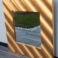 SPECCHIO FOGLIA ORO