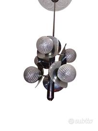 Lampadaio vintage  space Age Anni '70 Acciaio 