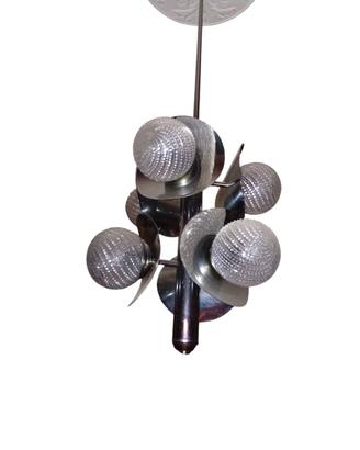 Lampadaio vintage  space Age Anni '70 Acciaio 