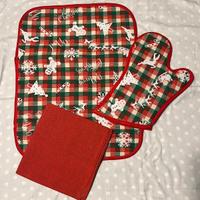 Set Natale per colazione + presina forno