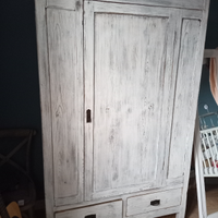 Armadio arte povera shabby 900