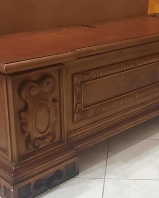 Cassapanca stile Rinascimento legno veraoccasione