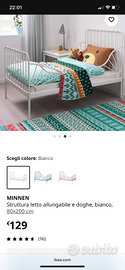 LETTO ALLUNGABILE