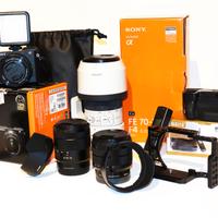 Sony A 6400 con obbiettivi