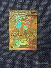 Mega Charizard Gold PFL130 Fiamme Spettrali