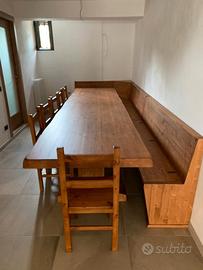 Tavolo Taverna con panca 